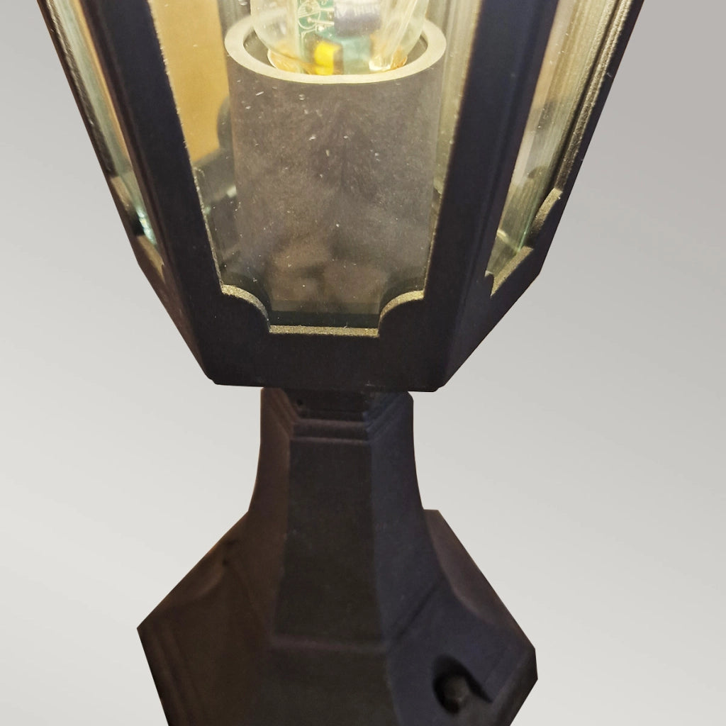 Lampada da esterno da base nera E27 60W Parish Mini