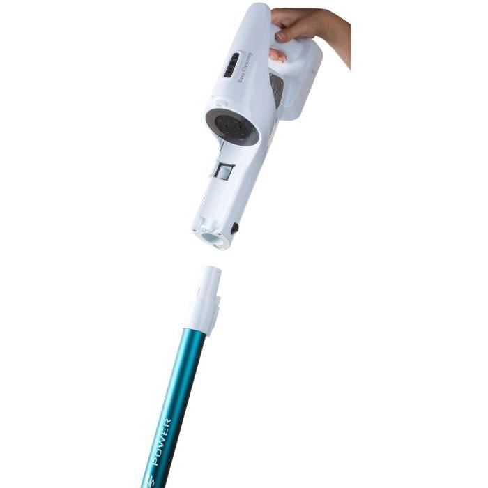 DOMO DO233SV - Aspirapolvere 2 in 1 senza fili - 2 velocità - Sistema ciclonico - Autonomia 20min - Serbatoio polvere 0,6L