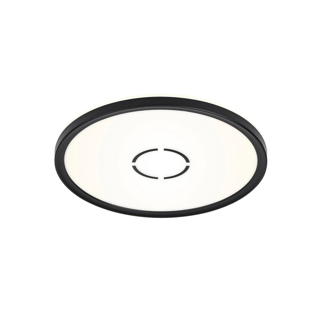 Plafoniera Contemporanea Free Metallo Bianco Nero Led 18W 4000K
