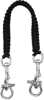Cinturone per Fotocamera 360° Rotativo - Corda Paracadutistica - Acciaio Inossidabile - Rotazione Flessibile - Robusto e Resistente - Lunghezza 54 cm - Corda per Fotocamera