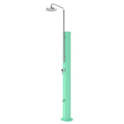 Doccia solare piscina con lavapiedi CHROME in acciaio 304 Astralpool - Doccia Solare Piscina Con Lavapiedi Chrome In Acciaio 304 Astralpool Verde