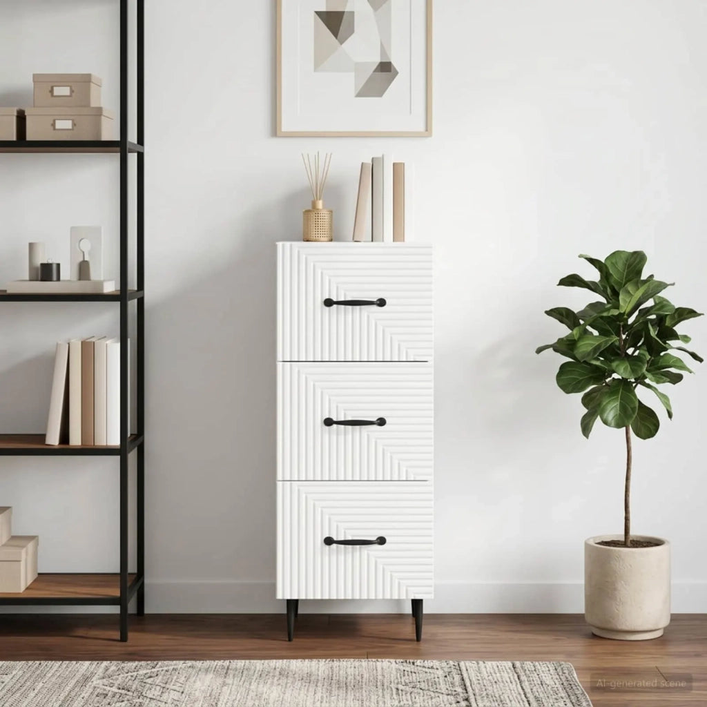 Mobile con Cassetti Bianco 33 x 34,5 x 89,5 cm 894845