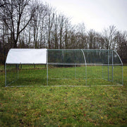 Fudajo Recinto animali XXL 6x2,95x2m con tettoia impermeabile, porta e spazio per movimento libero