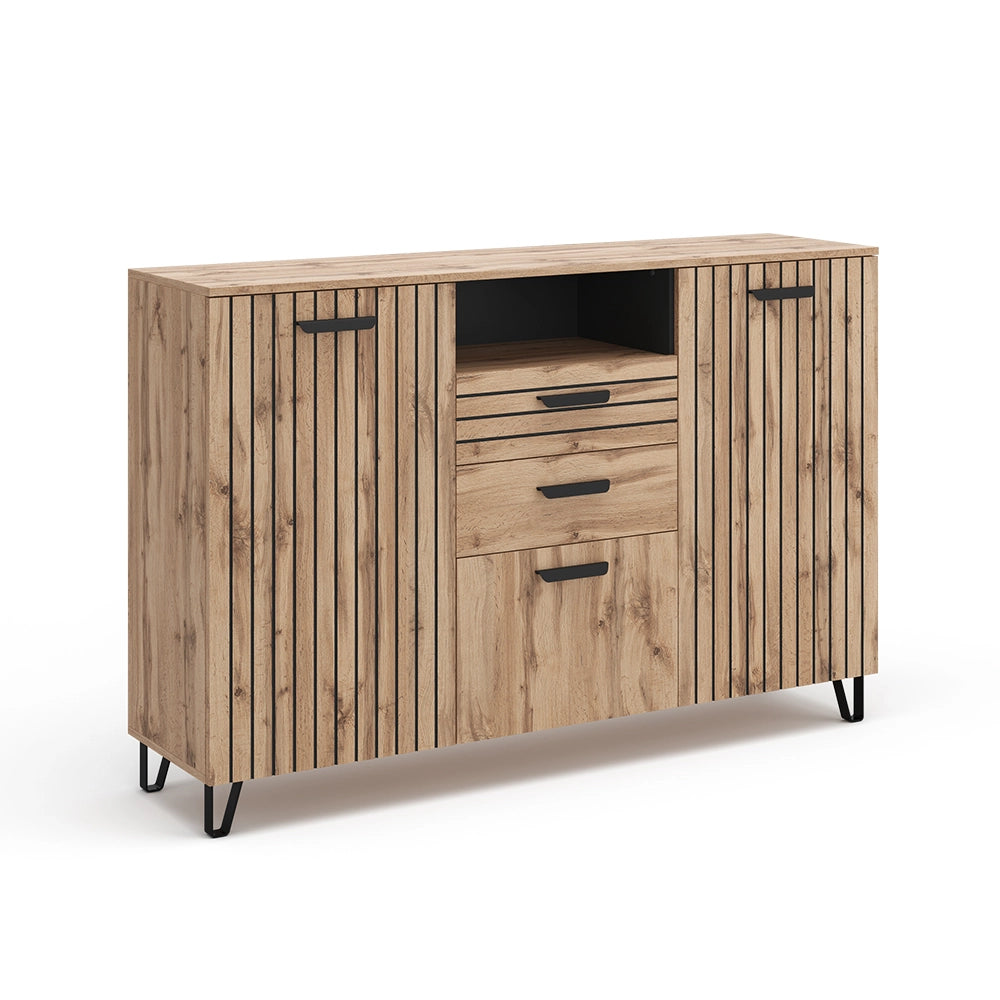 Vicco Cassettiera per camera da letto Marrone 38 x 100 cm
