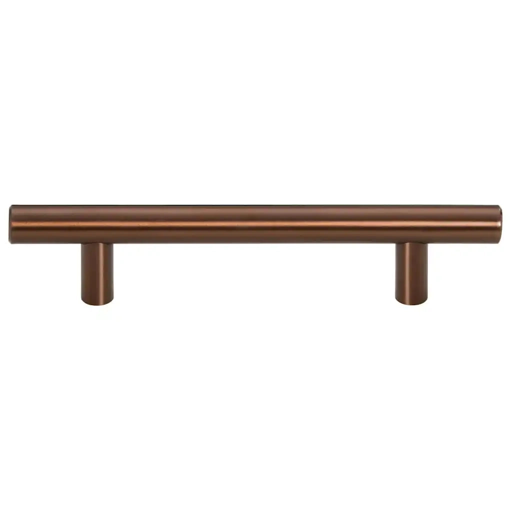 Poignées d'armoire 10 pcs bronze 96 mm acier inoxydable