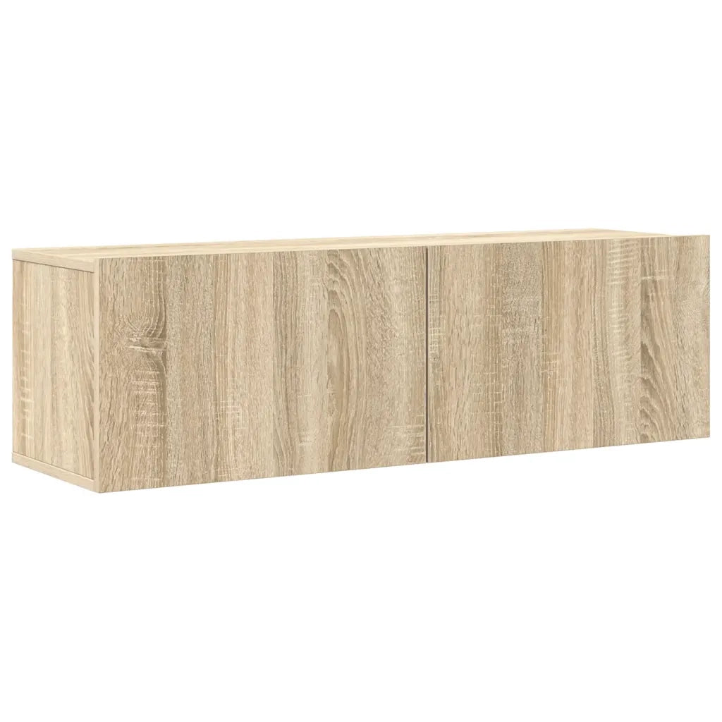 Set Mobili Porta TV 8pz Rovere Sonoma in Legno Multistrato cod mxl 9574