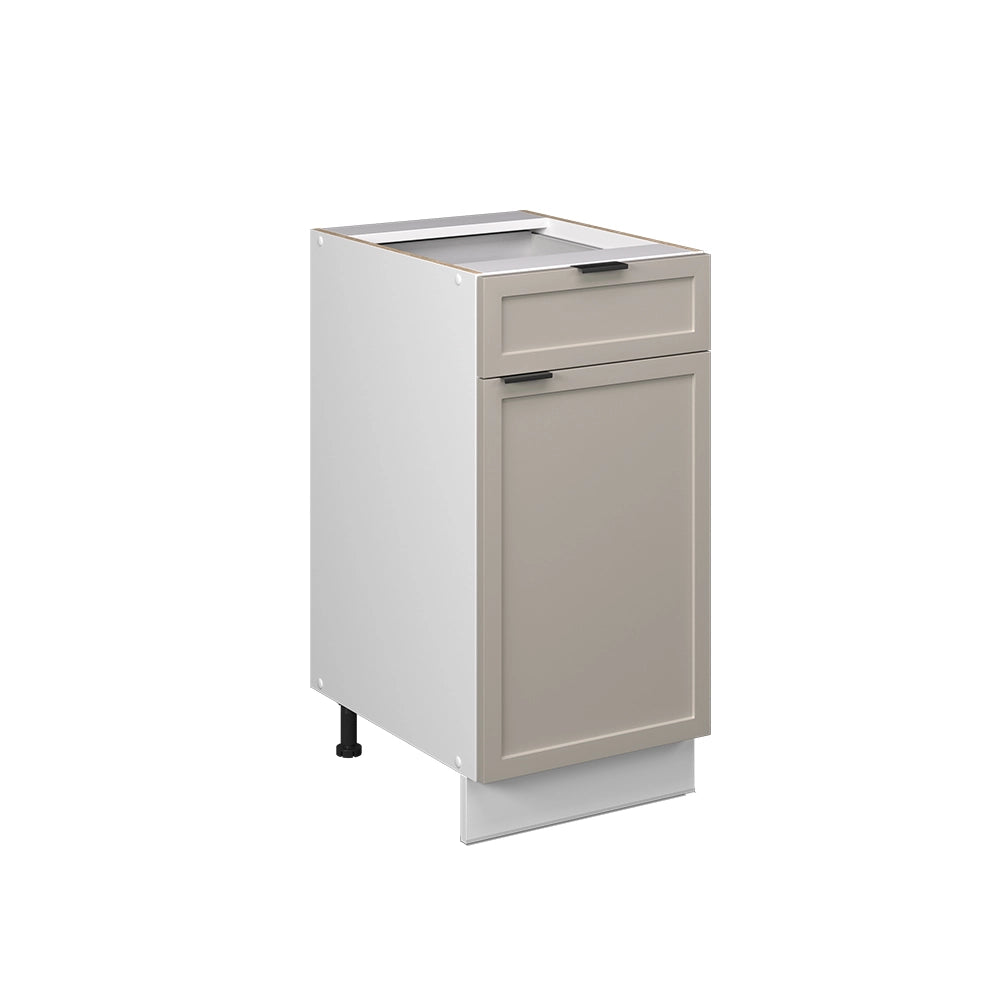 Vicco Mobiletto base per cucina GrigioBeige 40 cm senza piano di lavoro
