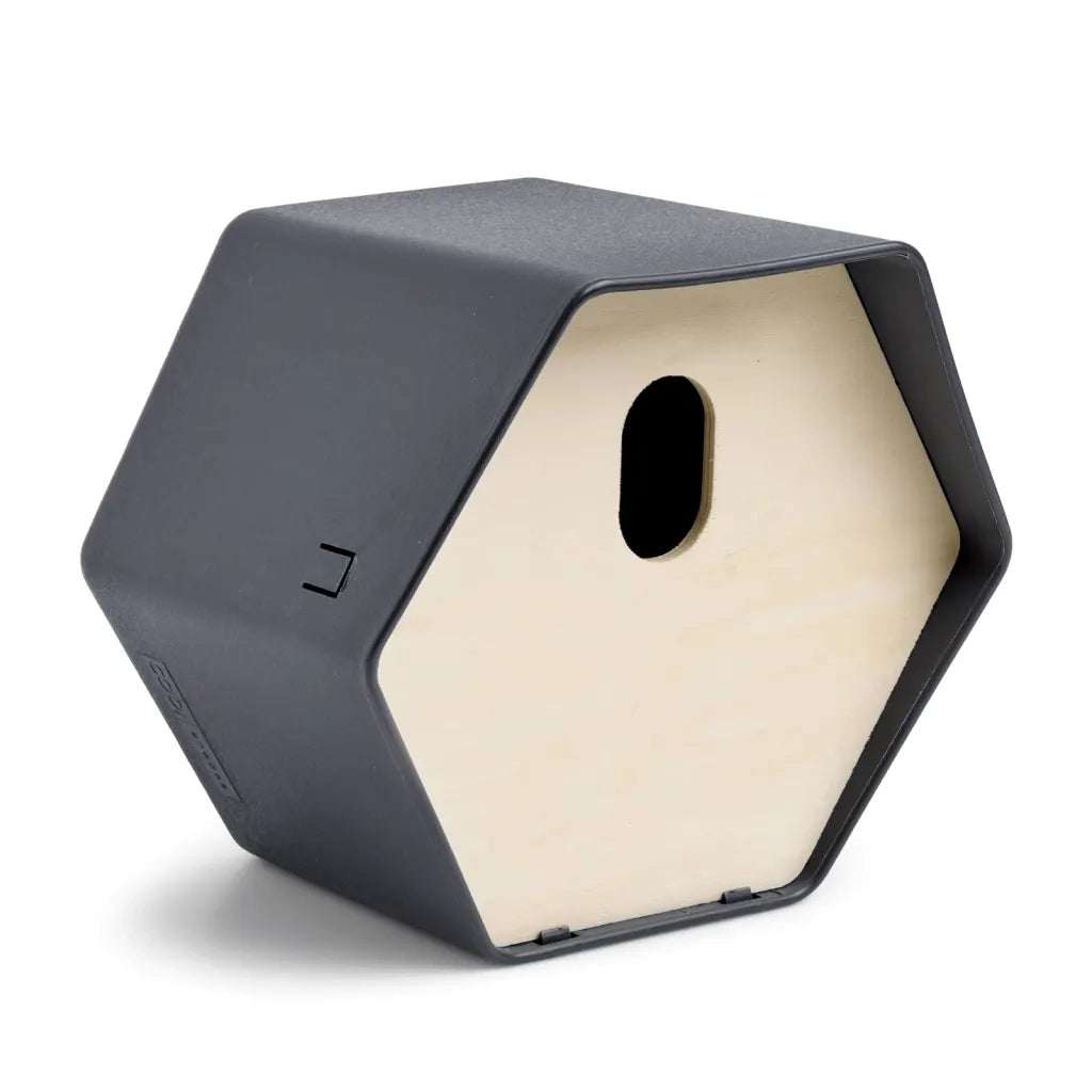 Capi Casetta per Uccelli Hive 2 19x23x20 cm Foro Ovale Antracitecod mxl 109586