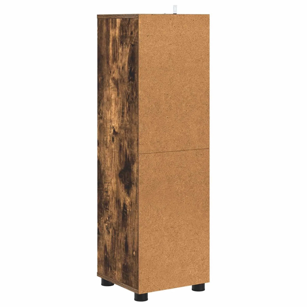 Mobile da Bagno con cassetto Rovere fumé 30,5 x 30 x 101 cm 888742