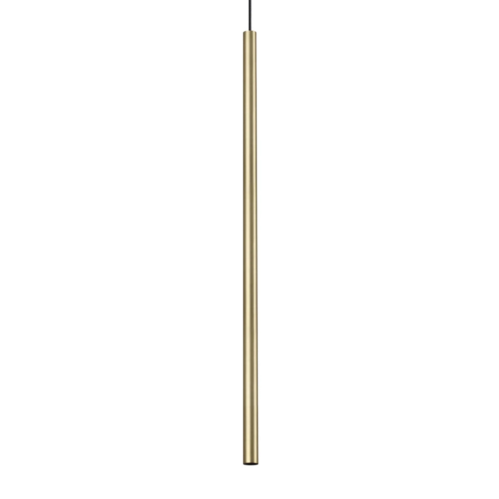 Lampadario Look 1 Luce Led Integrato Ottone Satinato