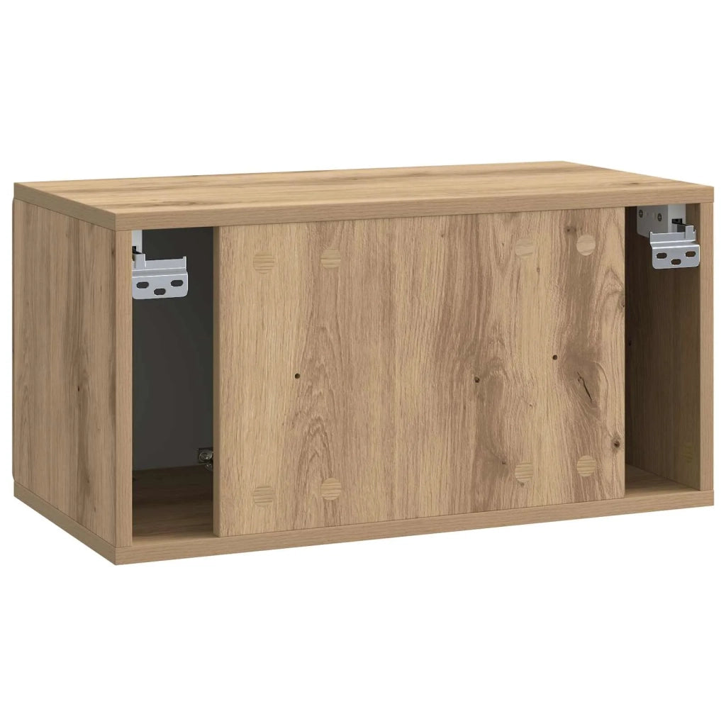 Mobile Porta TV da Muro Rovere Artigianale 59,5 x 31 x 30 cm 898374