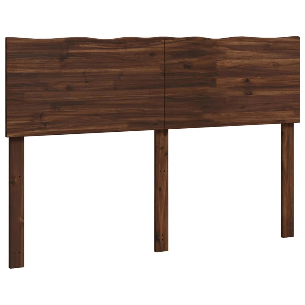 Testiera con bordo vivo ROSTOCK Marrone Scuro 135 cm 903227