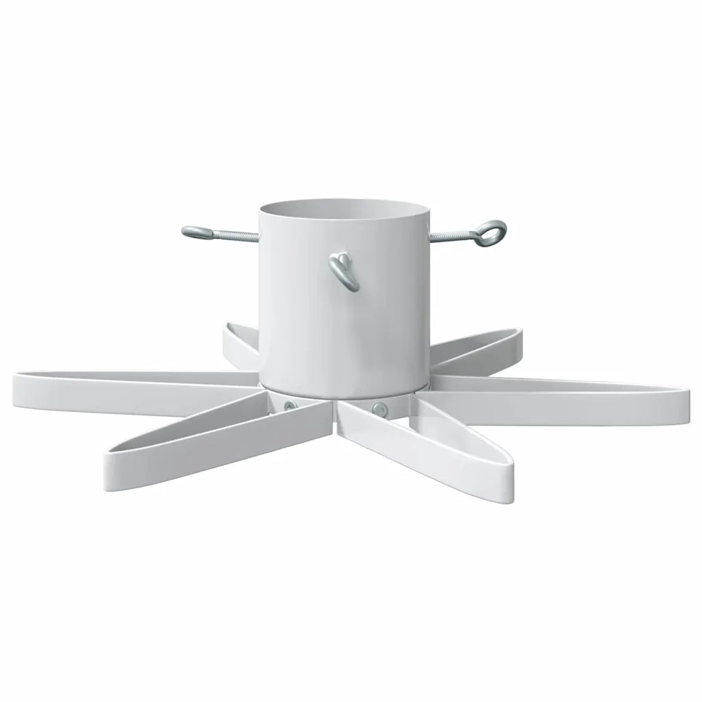 Supporto per Albero di Natale Bianco 50 x 50 x 15,5 cm Acciaio