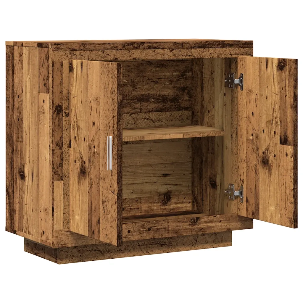 vidaXL Credenza Legno Antico 80x40x75 cm in Legno Multistrato