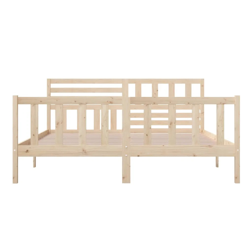 Letto matrimoniale | Letto per adulti | Giroletto 180x200 cm Super King in Legno Massello