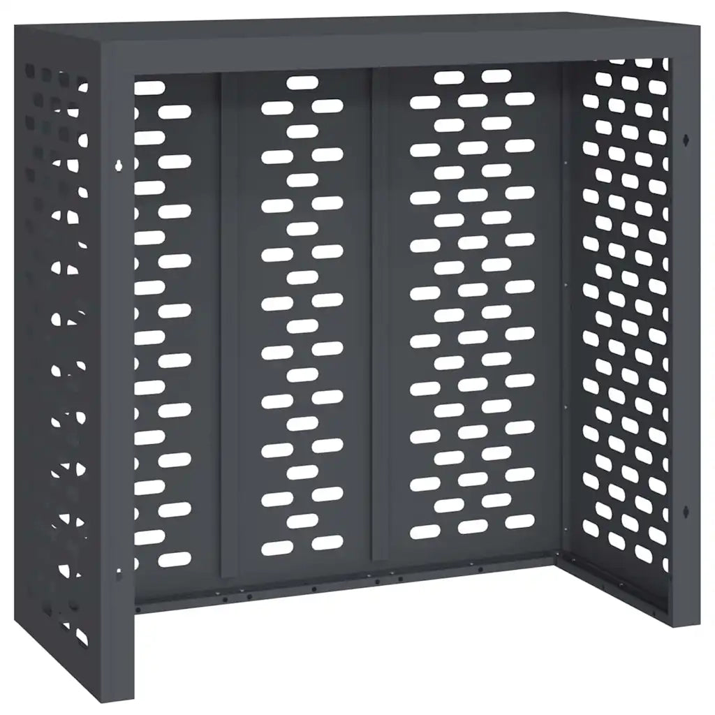 Copertura per condizionatore d'aria Antracite 110 x 50 x 105 cm