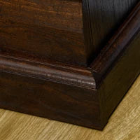 Camino Elettrico da Incasso a Terra con Timer, Fiamma e Temperatura Regolabile, 80x21.6x67.8 cm, Marrone