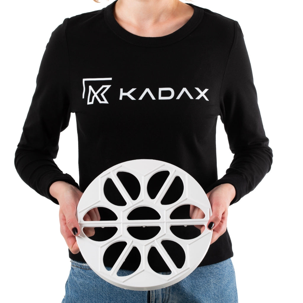 KADAX Pierożnica na pierogi średnica 25cm biała <5
