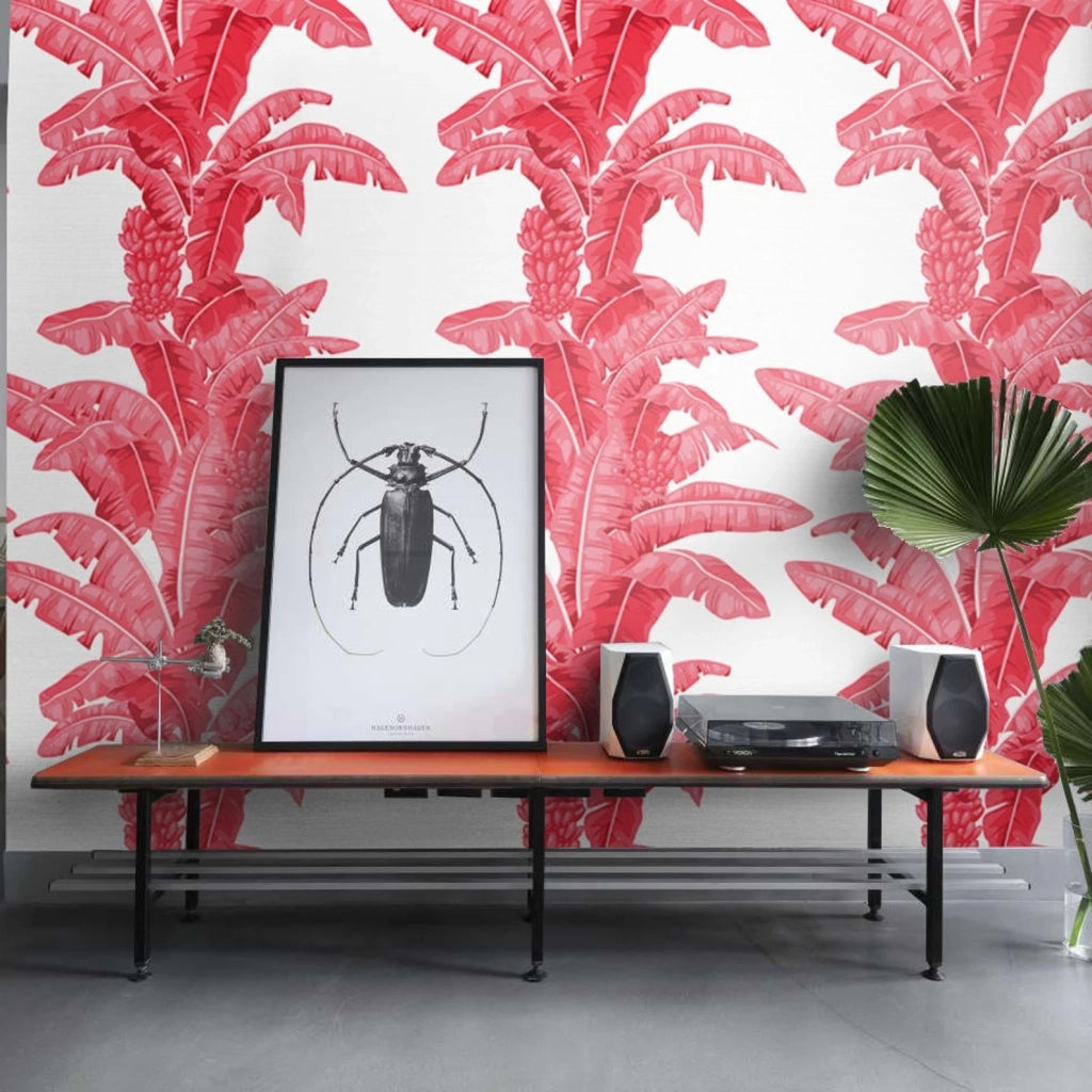 Carta da Parati Esotica Palme Carta Vegana 250x200cm 5,5mq 