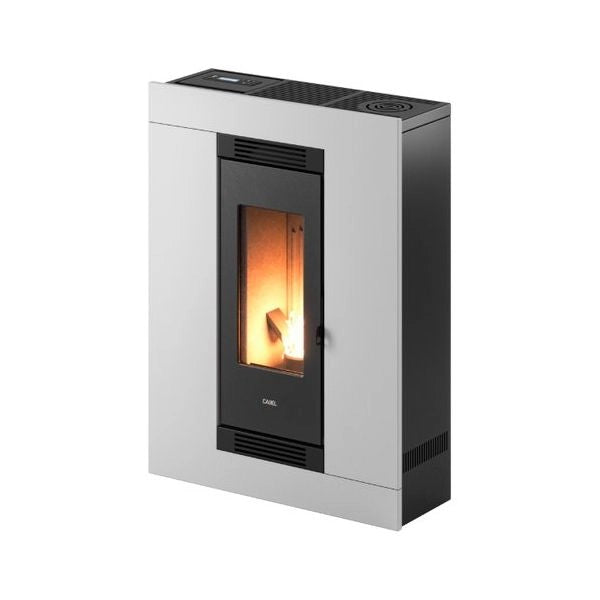 Stufa pellet cadel 7023039 luce plus 9 white