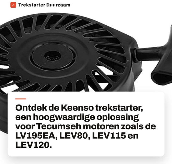 Starter di Recupero Premium di Alta Qualità - Adatto per LV195EA/LEV80/LEV115 - Alta Qualità Polimero/Metallo - Installazione Facile - Diametro 148 mm - Starter di Recupero