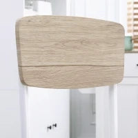 Set da Pranzo 1 Tavolo e 2 Sedie dal Design Salvaspazio in Legno MDF con Struttura in Metallo. 70x70x76cm (tavolo), 39,5x48x88,5cm (sedia)