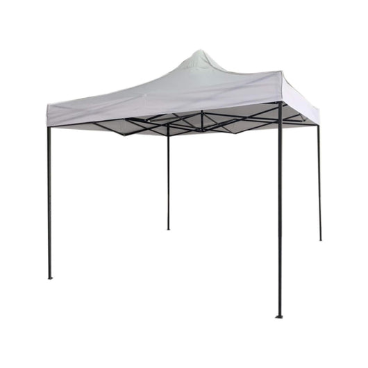 OWIJI Gazebo 3x3 m Bianco Tetto Spalmato Impermeabile 100% Struttura Robusta Richiudibile Fisarmonica Giardino Campeggio Pic Nic Piscina Catering Eventi Esterni…