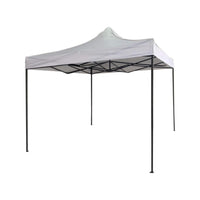 OWIJI Gazebo 3x3 m Bianco Tetto Spalmato Impermeabile 100% Struttura Robusta Richiudibile Fisarmonica Giardino Campeggio Pic Nic Piscina Catering Eventi Esterni…
