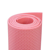 OWIJI Tappetino Yoga Pilates Aerobica Palestra Ginnastica Rosa PVC Antiscivolo Dimensioni 61 x 173 Spessore 0,5 mm Pieghevole Confortevole Casa Palestra Ufficio