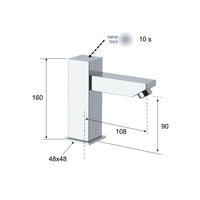Rubinetto a temporizzazione elettronica - serie tempor