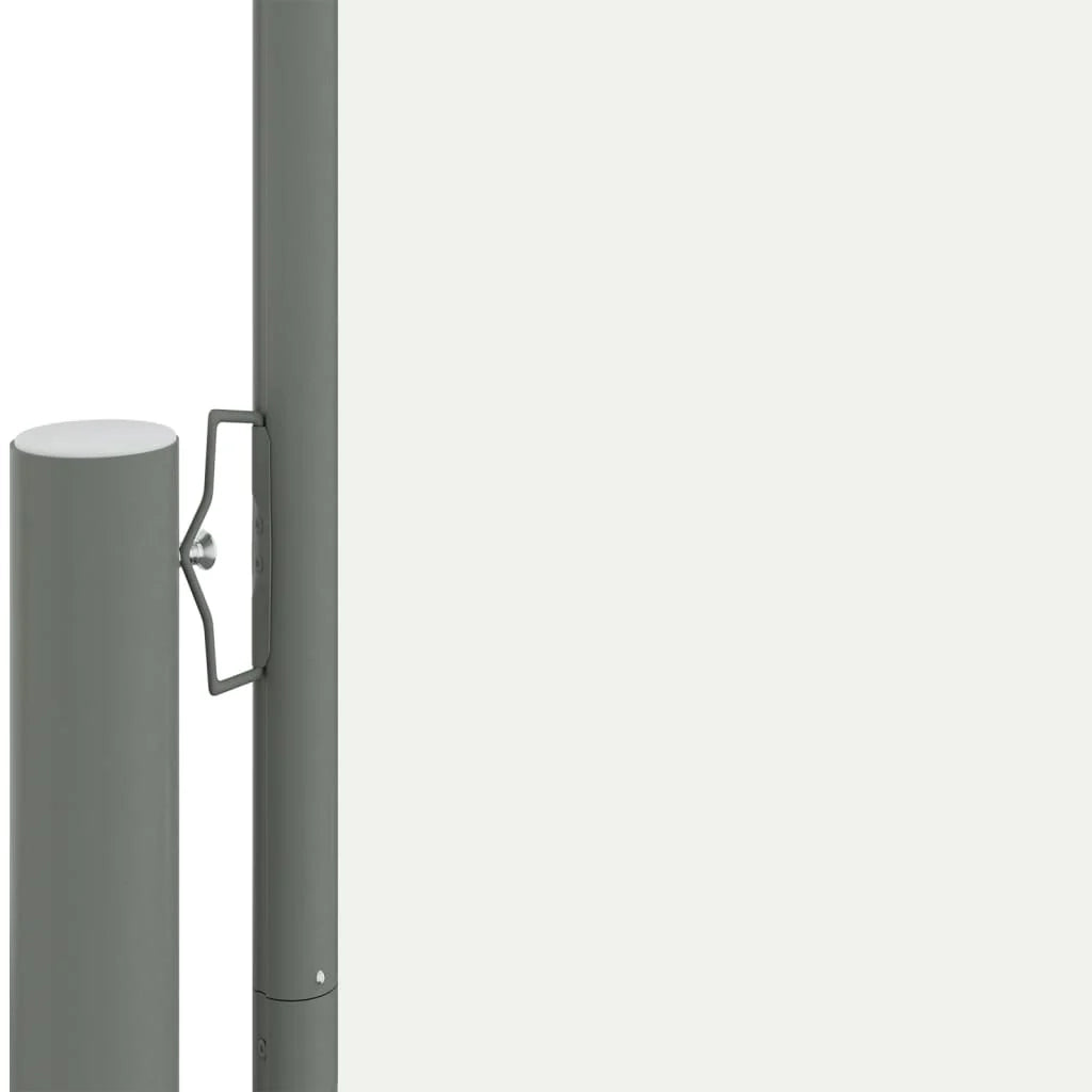 Tenda da sole laterale retrattile/schermo privacy per patio giardino terrazza balcone 200 x 1000 cm crema 02_0007171