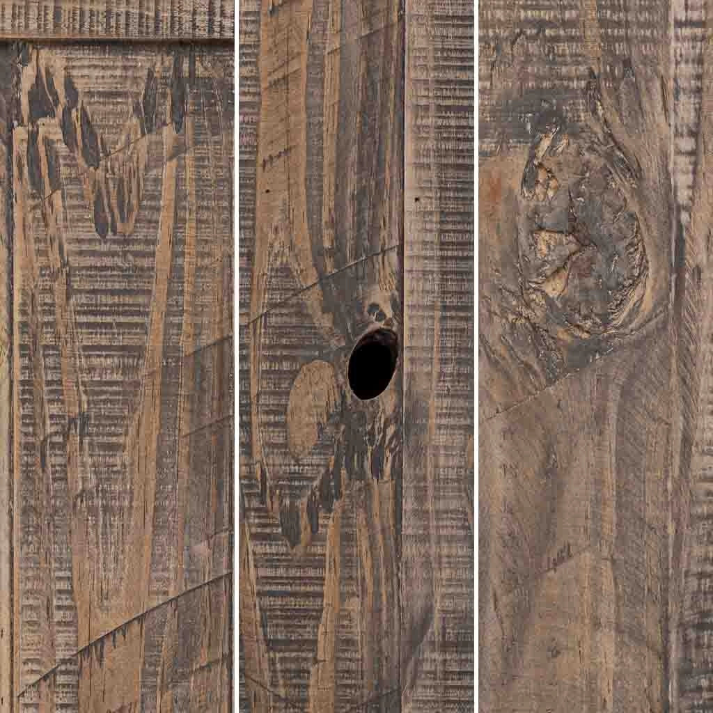 Tavolino da ingresso in legno marrone 80x40x89h cm