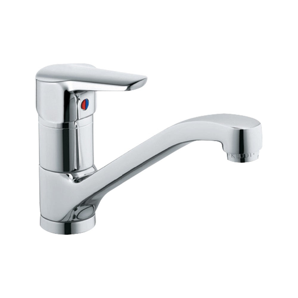 Rubinetto per lavello con bocca girevole serie project - kludi, rak, cromato