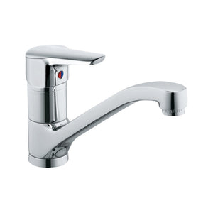 Rubinetto per lavello con bocca girevole serie project - kludi, rak, cromato