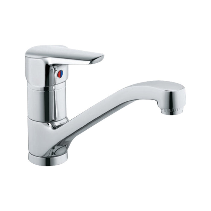 Rubinetto per lavello con bocca girevole serie project - kludi, rak, cromato