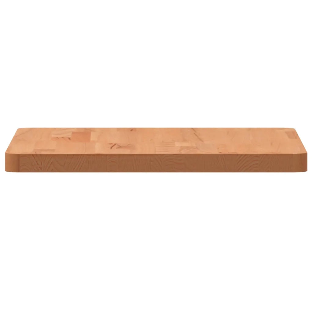 Piano per Tavolo | Superficie Tavolo | Piano Scrivania 40x40x2,5 cm Quadrato Legno Massello di Faggio