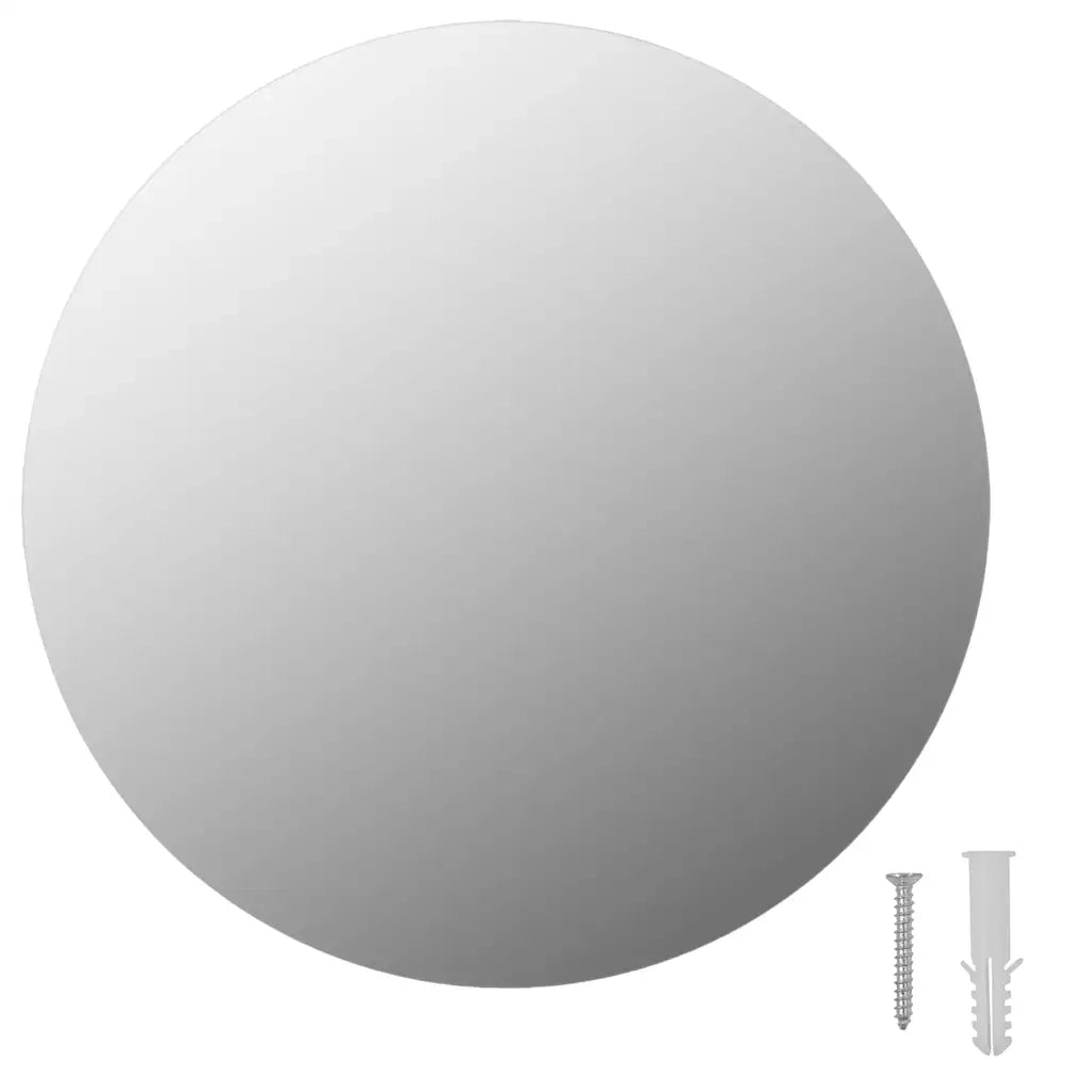 Specchio-Specchio decorativo Senza Cornice Rotondo 30 cm in Vetro