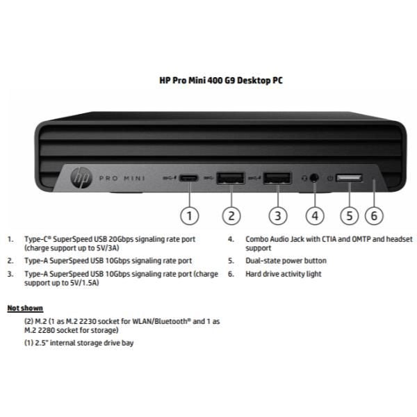 Pro mini 400 g9 i5 16 512 w11p - D5BD8AT#ABZ
