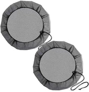 Raccoglitore di pioggia flessibile - Copertura protettiva adattabile - Polyester duraturo - Protezione foglia - Per serbatoi di stoccaggio - Diametro 95 cm - Corda per un facile uso - Raccoglitore di pioggia
