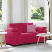 Divano Divanetto-Sofa Rosso Vino 120 cm in Velluto