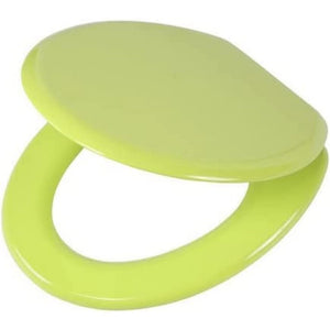 Tiger monterrey sedile per wc, metallo, mdf, verde, 37 x 5,5 x 4