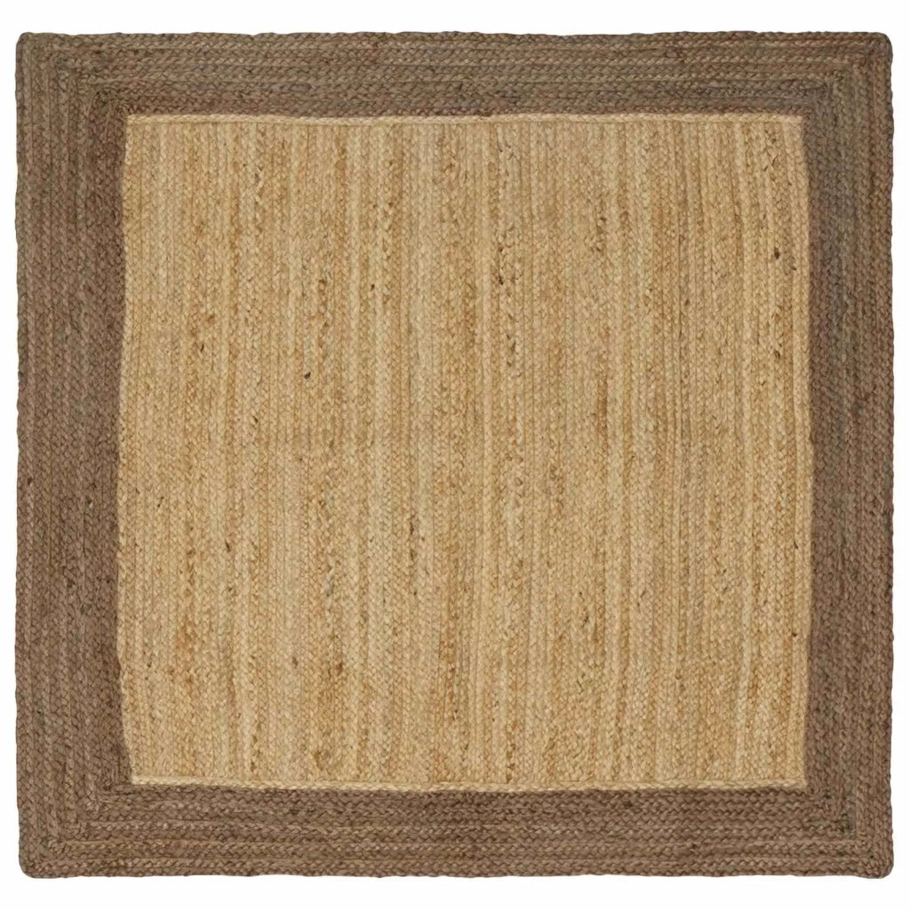 Tappeti per area Naturale e Grigio 120 x 120 cm Juta 42010669