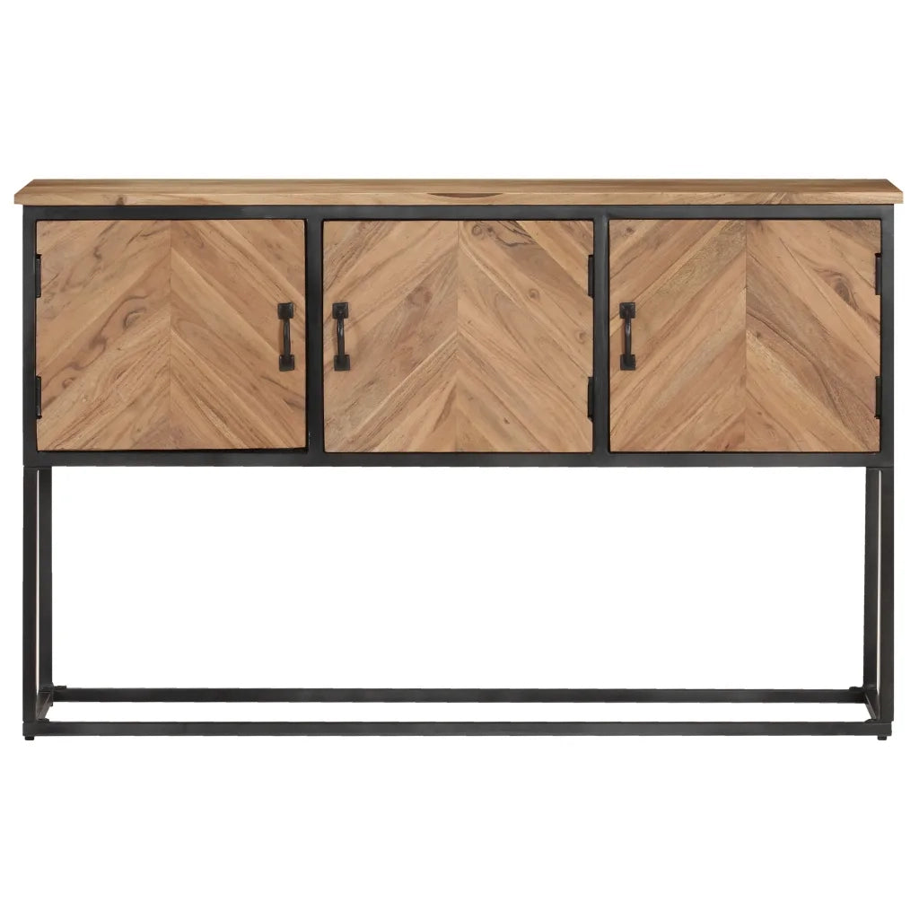 Credenza 120x30x75 cm in Legno Massello di Acacia cod mxl 26089