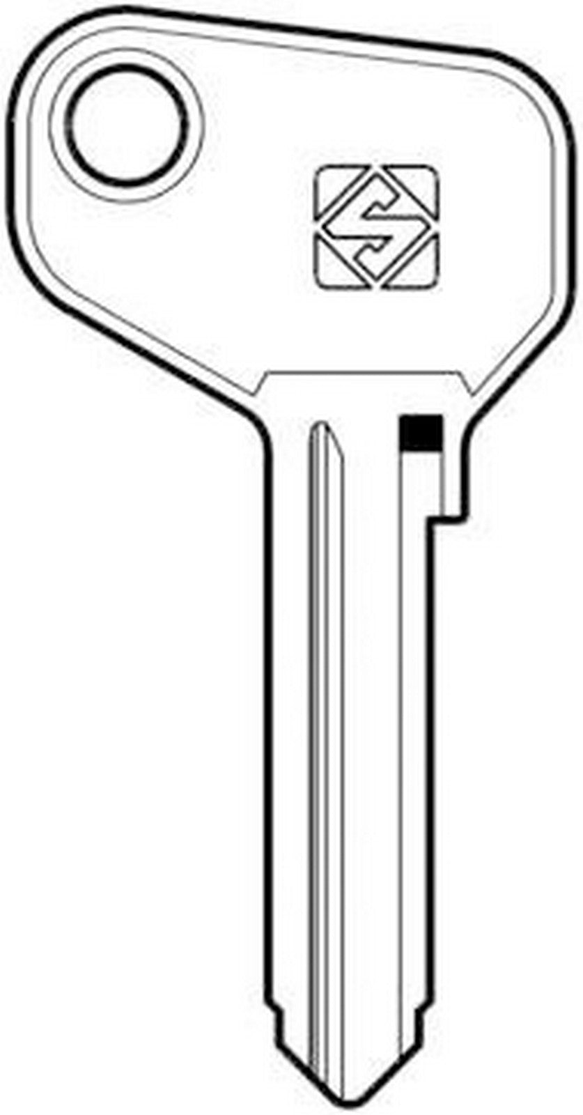 chiavi silca art. fab2 gr.9 cod:ferx.15656