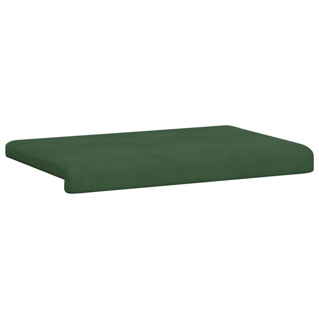 Cuscino per panchina corduroy Verde Scuro Profondità 35 cm 42043217