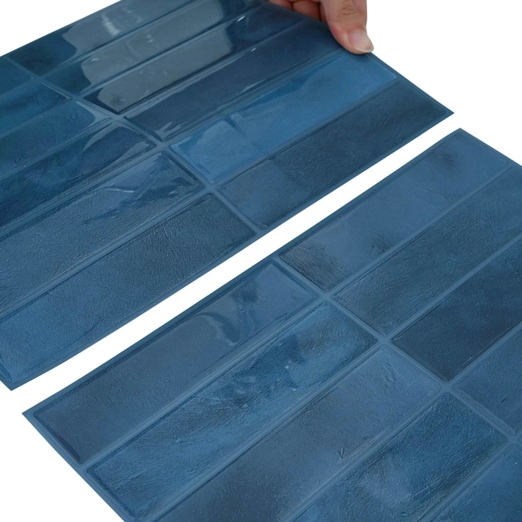 Piastrella Rettangolare 20 pcs Blu 29 x 23 x 0,08 cm