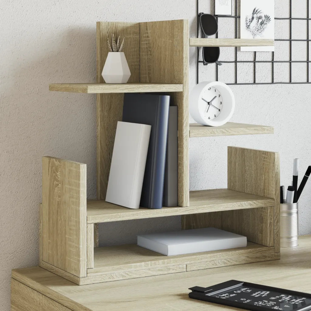 Organizer Scrivania Rovere Sonoma 49x20x52,5 cm Multistrato 848075