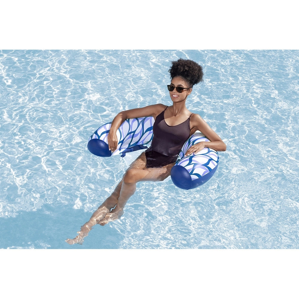 Trade Shop - Sdraio Poltrona Gonfiabile Galleggiante Summer Sway In Rete Da Piscina Mare Lago 43922 -