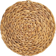 Set di 4 tappeti in vimini di Hyacinth acquatica - NATURALE - Tappeti da tavolo con intreccio