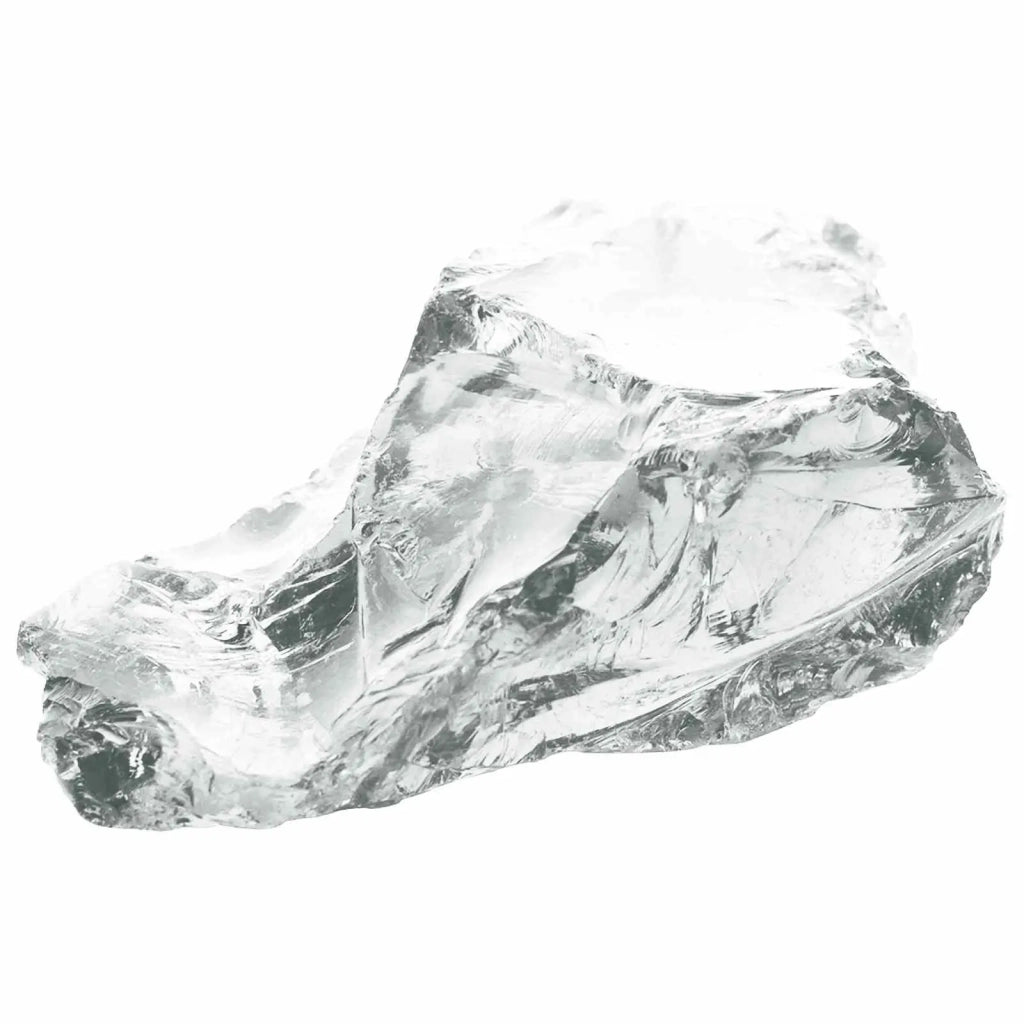 Sassi da Giardino Bianco 12 cm Vetro CFW9086014